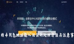 比特币钱包地址输入错误的处理方法与