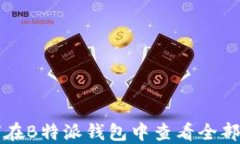 如何在B特派钱包中查看全部资产