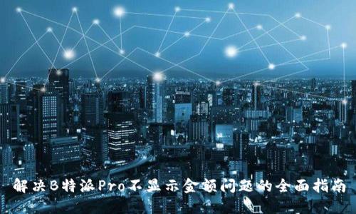 解决B特派Pro不显示金额问题的全面指南