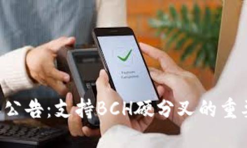 B特派公告：支持BCH硬分叉的重要信息