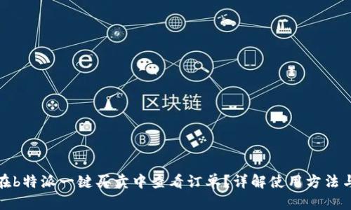 如何在b特派一键买卖中查看订单？详解使用方法与技巧